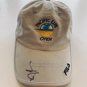 FILA Collectable Grey Pacific Life Open Tennis Tournament Hat Indian Wells CA Gr